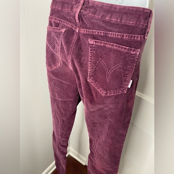Mother A Little Bit Country Corduroy Plum Skinny Pants - Picture 7 of 7